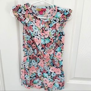 Toddler Girl Floral Romper